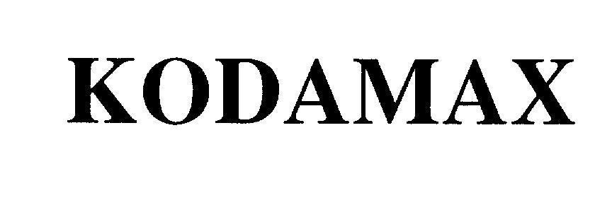 Mẫu nhãn hiệu KODAMAX