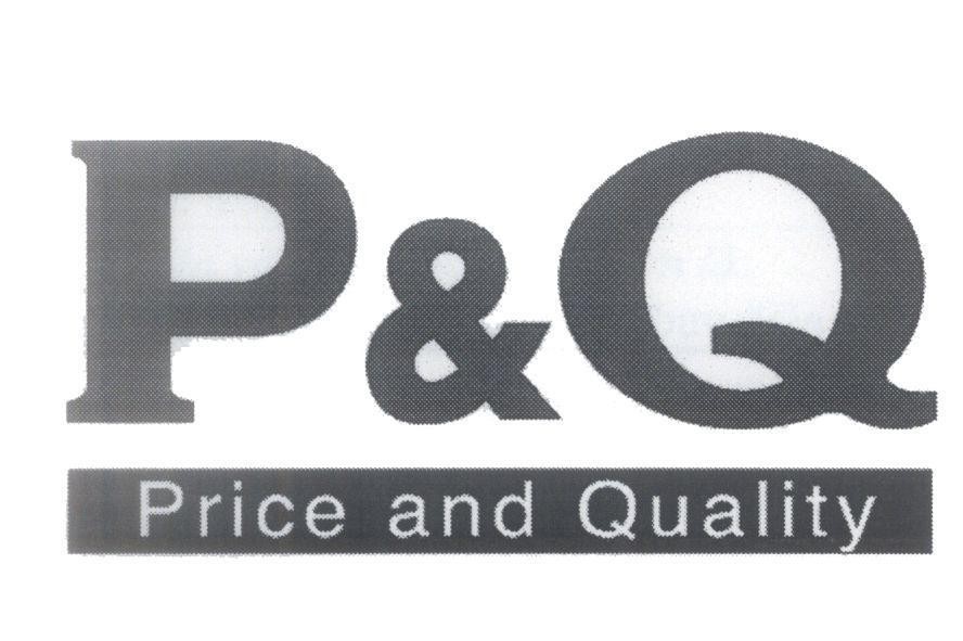 Mẫu nhãn hiệu P&Q Price and Quality