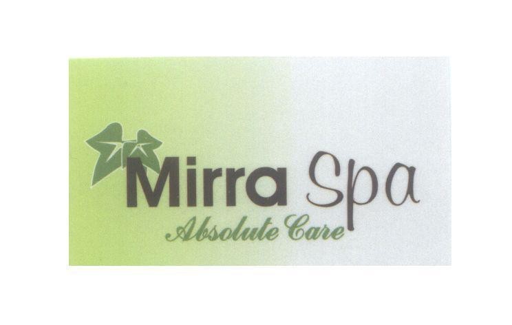 Mẫu nhãn hiệu Mirra Spa Absolute Care