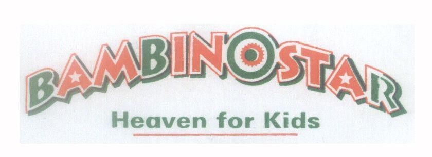 Mẫu nhãn hiệu BAMBINOSTAR Heaven for Kids