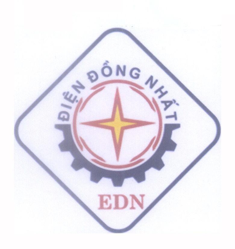 Mẫu nhãn hiệu Điện Đồng Nhất EDN