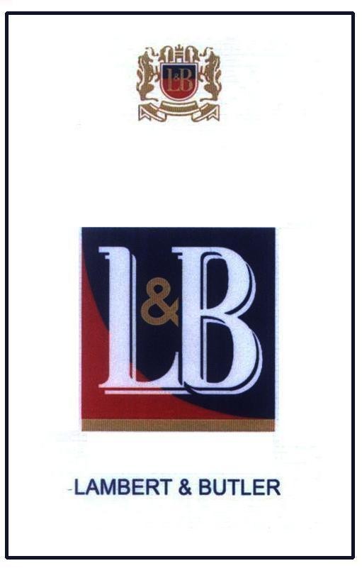 Mẫu nhãn hiệu L&B LAMBERT & BUTLER