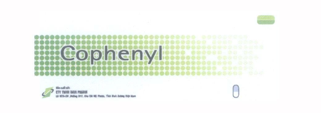 Mẫu nhãn hiệu Cophenyl CTY TNHH DAVI PHARM