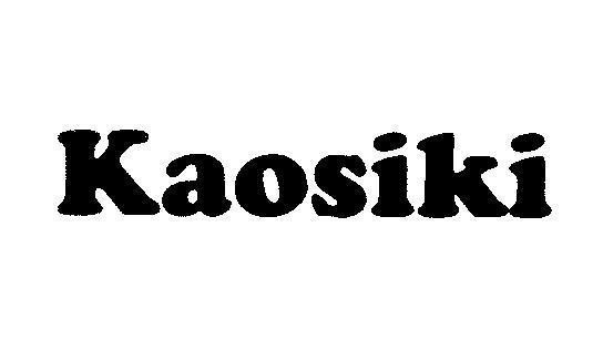 Mẫu nhãn hiệu Kaosiki