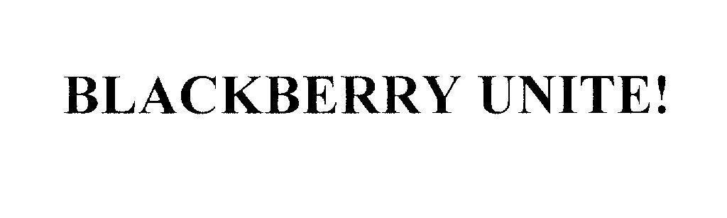Mẫu nhãn hiệu BLACKBERRY UNITE!