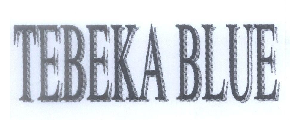Mẫu nhãn hiệu TEBEKA BLUE
