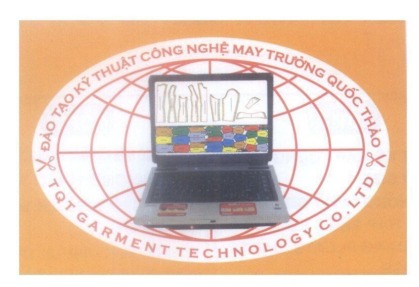 Mẫu nhãn hiệu Đào tạo kỹ thuật công nghệ may Trường Quốc Thảo TQT GARMENT TECHNOLOGY CO.LTD, hình.