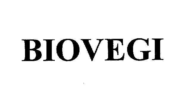 Mẫu nhãn hiệu BIOVEGI