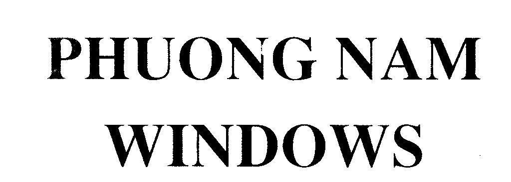 Mẫu nhãn hiệu PHUONG NAM WINDOWS