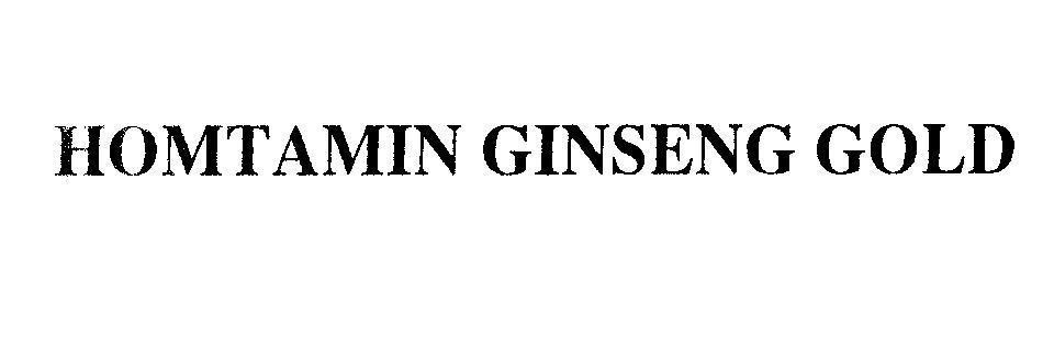 Mẫu nhãn hiệu HOMTAMIN GINSENG GOLD