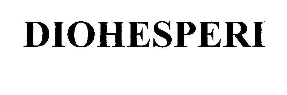 Mẫu nhãn hiệu DIOHESPERI