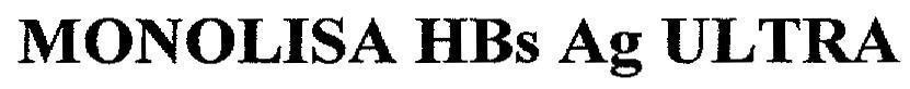 Mẫu nhãn hiệu MONOLISA HBs Ag ULTRA