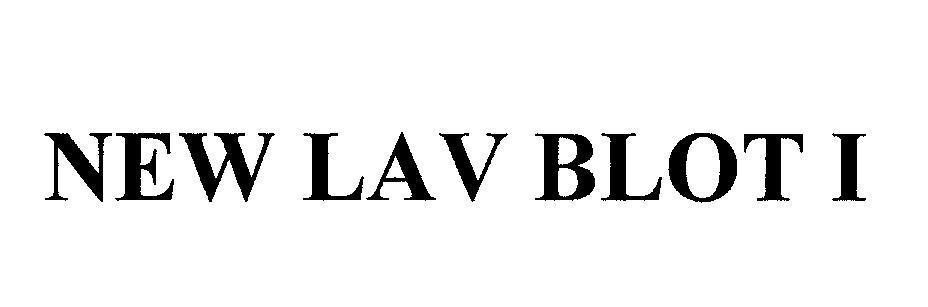 Mẫu nhãn hiệu NEW LAV BLOT I