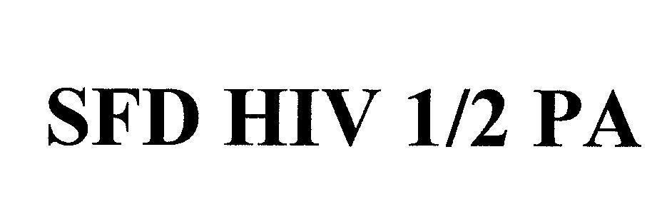 Mẫu nhãn hiệu SFD HIV 1/2 PA