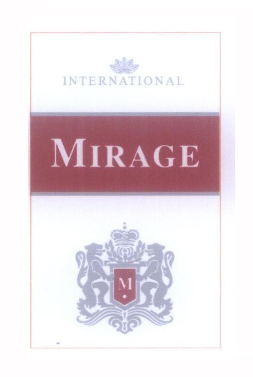 Mẫu nhãn hiệu M MIRAGE INTERNATIONAL