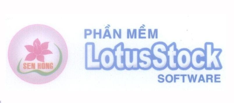 Mẫu nhãn hiệu Phần Mềm LotusStock SOFTWARE SEN HONG