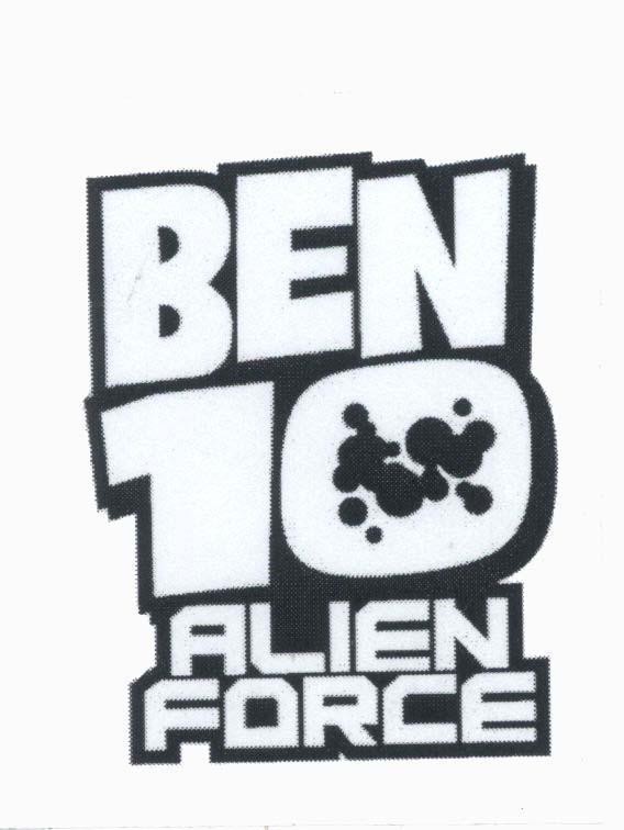 Mẫu nhãn hiệu BEN10 ALIEN FORCE