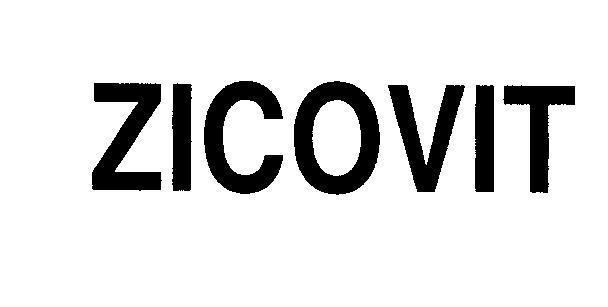 Mẫu nhãn hiệu ZICOVIT