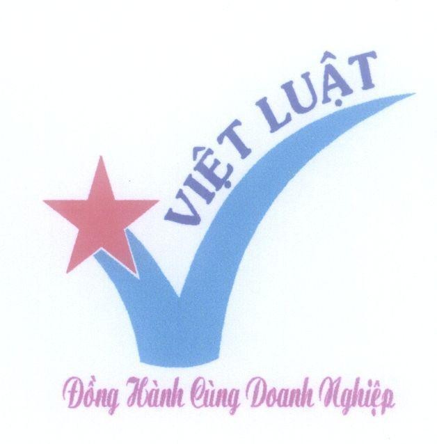 Mẫu nhãn hiệu V Việt Luật Đồng Hành Cùng Doanh Nghiệp