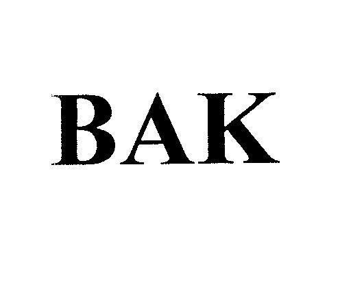 Mẫu nhãn hiệu BAK