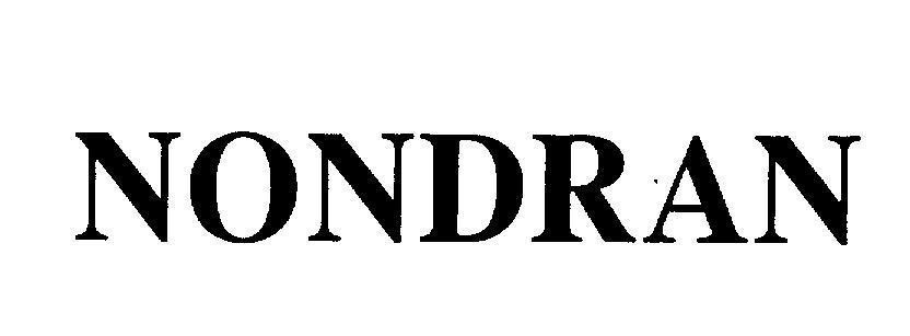 Mẫu nhãn hiệu NONDRAN