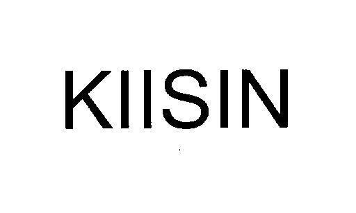 Mẫu nhãn hiệu KIISIN
