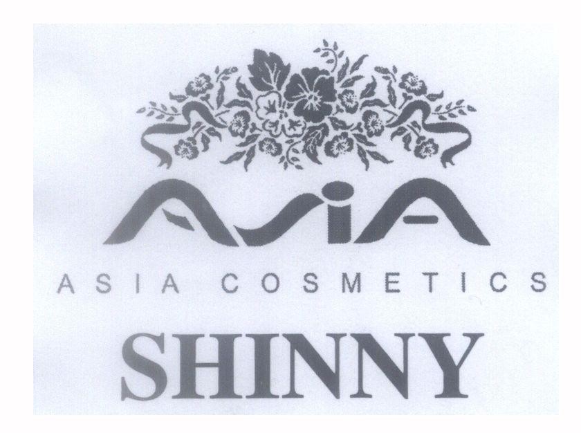 Mẫu nhãn hiệu ASIA ASIA COSMETICS SHINNY