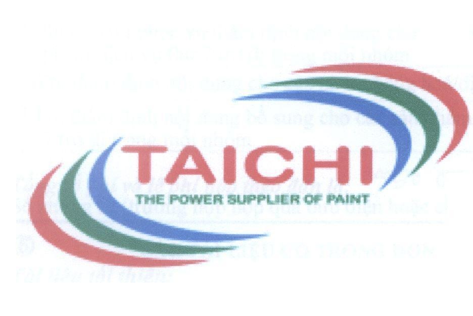 Mẫu nhãn hiệu TAICHI THE POWER SUPPLIER OF PAINT