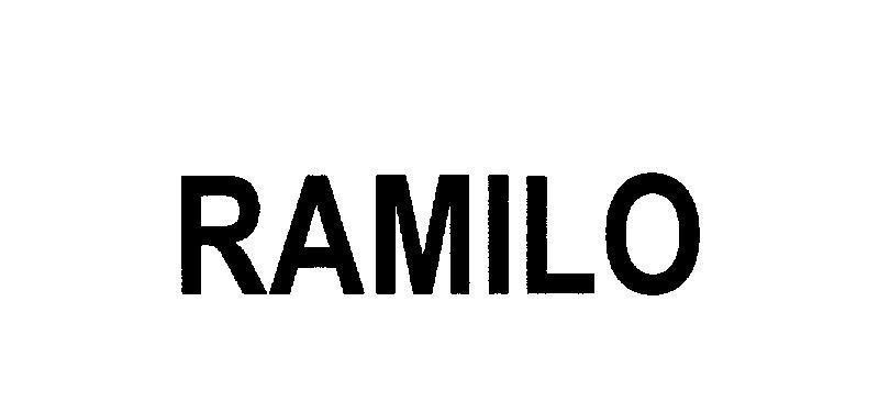 Mẫu nhãn hiệu RAMILO