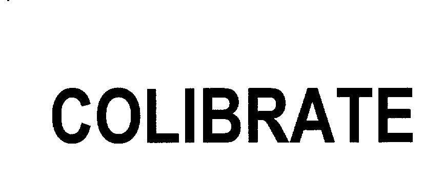 Mẫu nhãn hiệu COLIBRATE