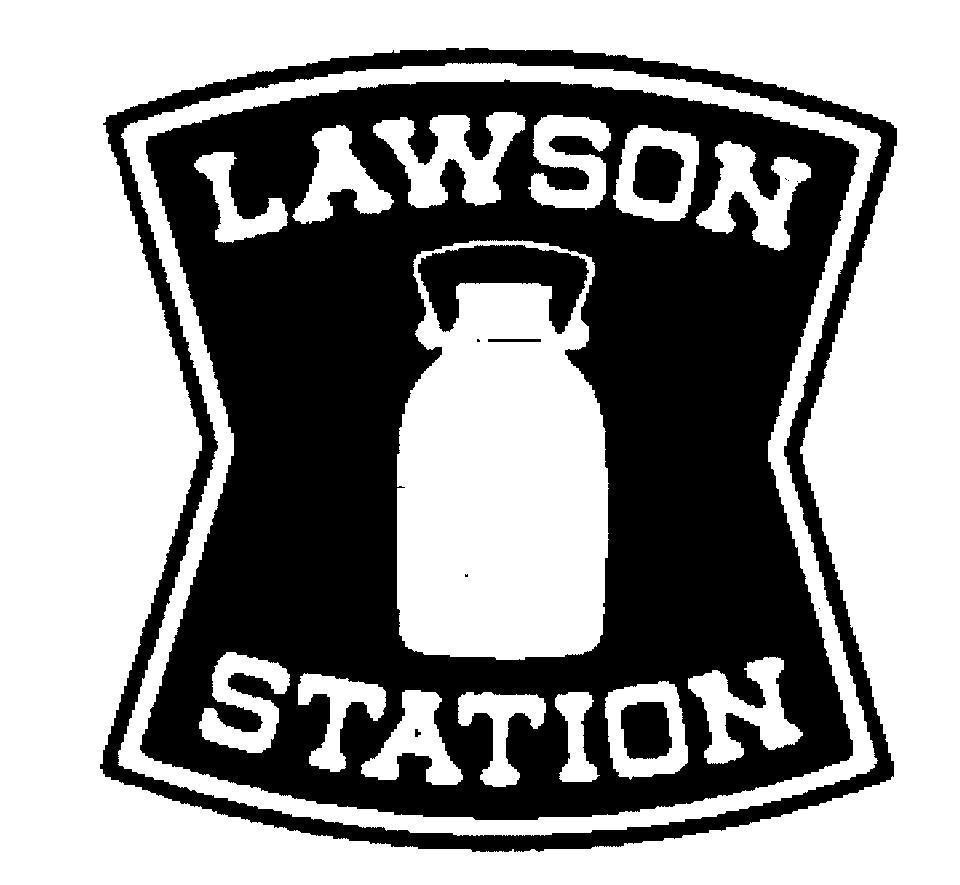 Mẫu nhãn hiệu LAWSON STATION