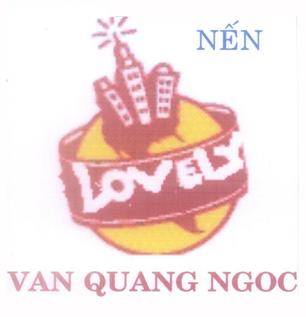 Mẫu nhãn hiệu VAN QUANG NGOC LOVELY Nến