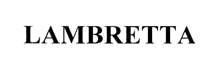 Mẫu nhãn hiệu LAMBRETTA