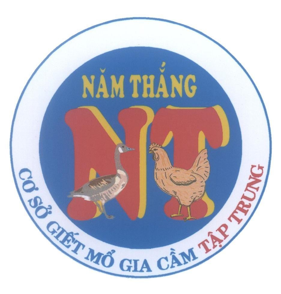 Mẫu nhãn hiệu Năm Thắng NT Cơ Sở Giết Mổ Gia Cầm Tập Trung