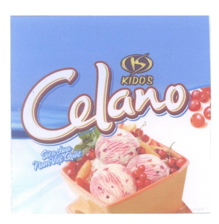 Mẫu nhãn hiệu Celano KIDO'S IS Sữachua NamViệtQuất