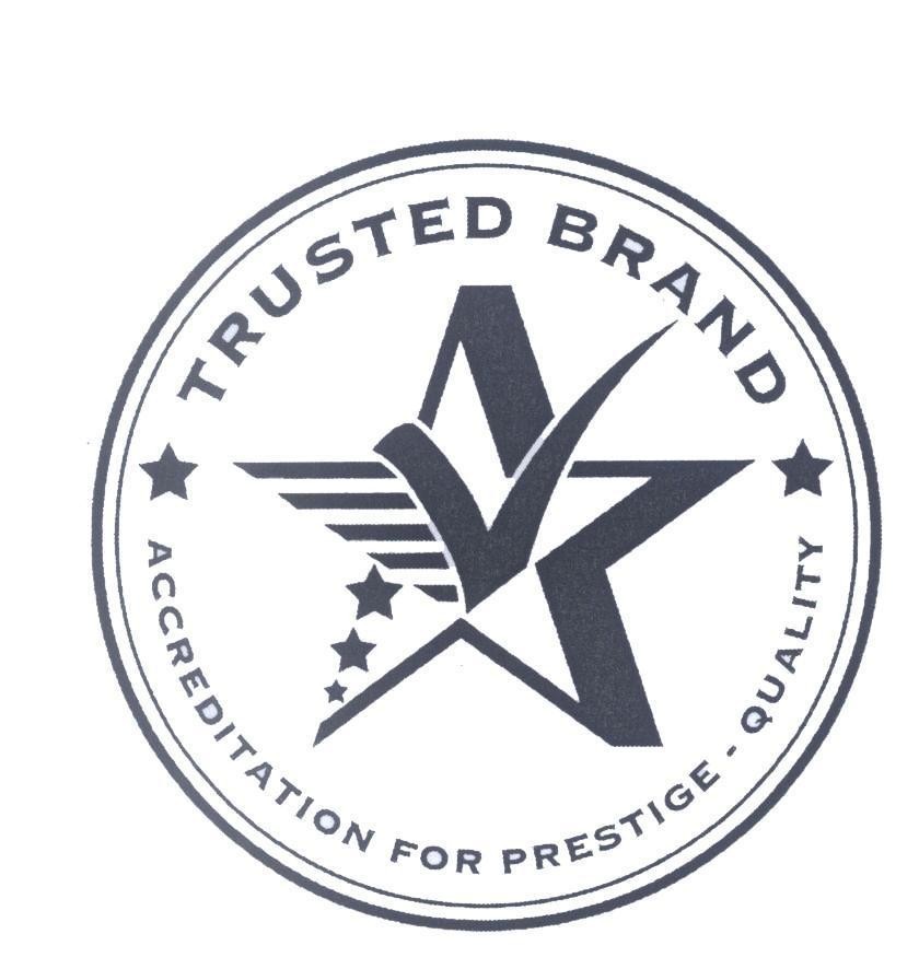 Mẫu nhãn hiệu V TRUSTED BRAND ACCREDITATION FOR PRESTIGE - QUALITY