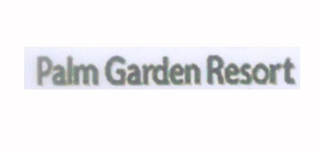 Mẫu nhãn hiệu Palm Garden Resort