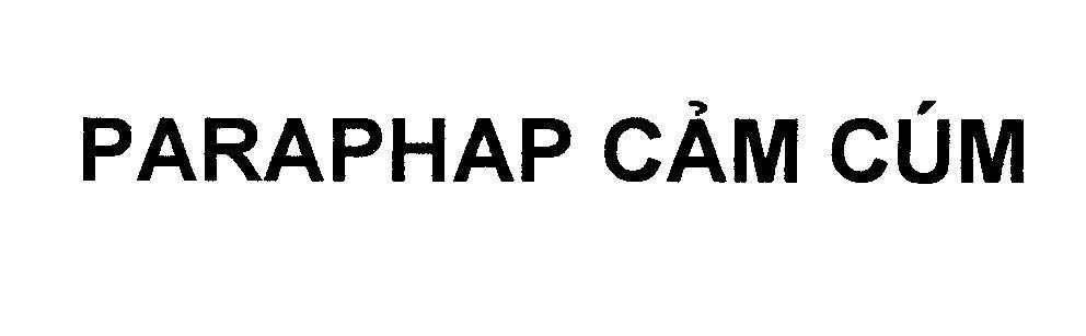 Mẫu nhãn hiệu PARAPHAP Cảm Cúm