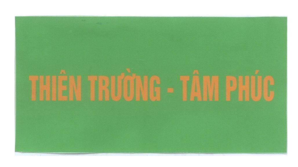 Mẫu nhãn hiệu Thiên Trường - Tâm Phúc