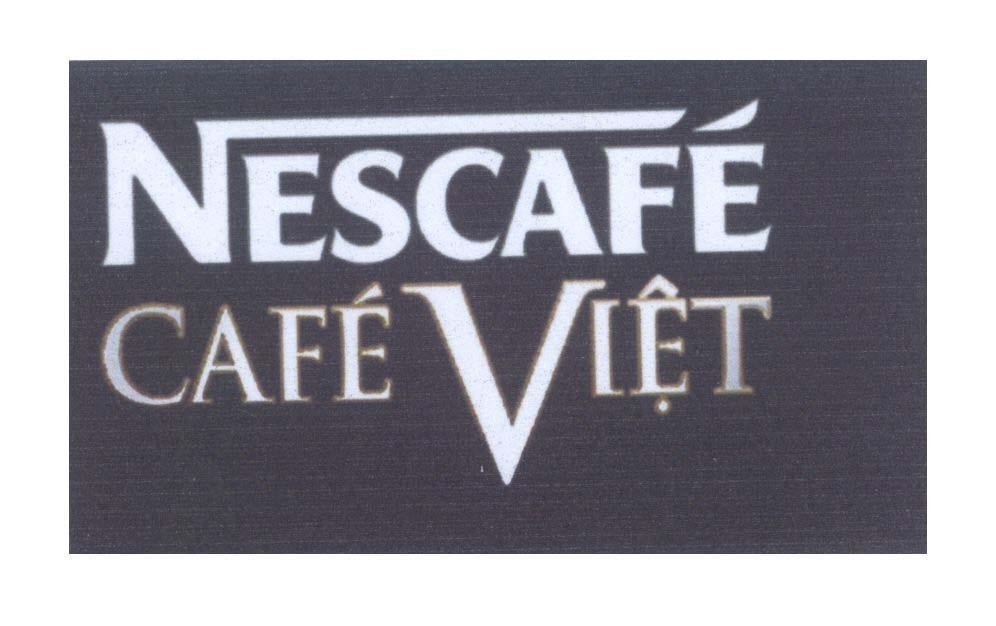 Mẫu nhãn hiệu NESCAFE CAFE Việt