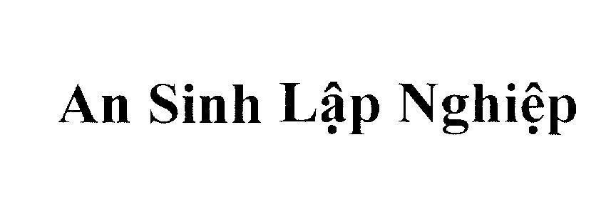 Mẫu nhãn hiệu An Sinh Lập Nghiệp