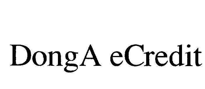 Mẫu nhãn hiệu DongA eCredit