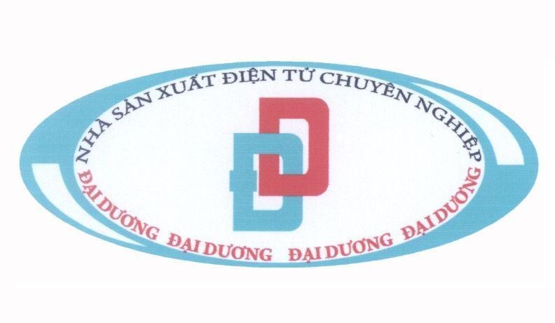 Mẫu nhãn hiệu Đ D Đại Dương Nhà Sản Xuất Điện Tử Chuyên Nghiệp Đại Dương