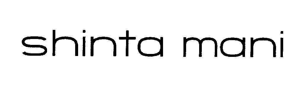 Mẫu nhãn hiệu Shinta mani