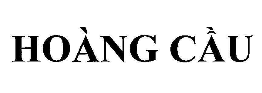 Mẫu nhãn hiệu Hoàng Cầu