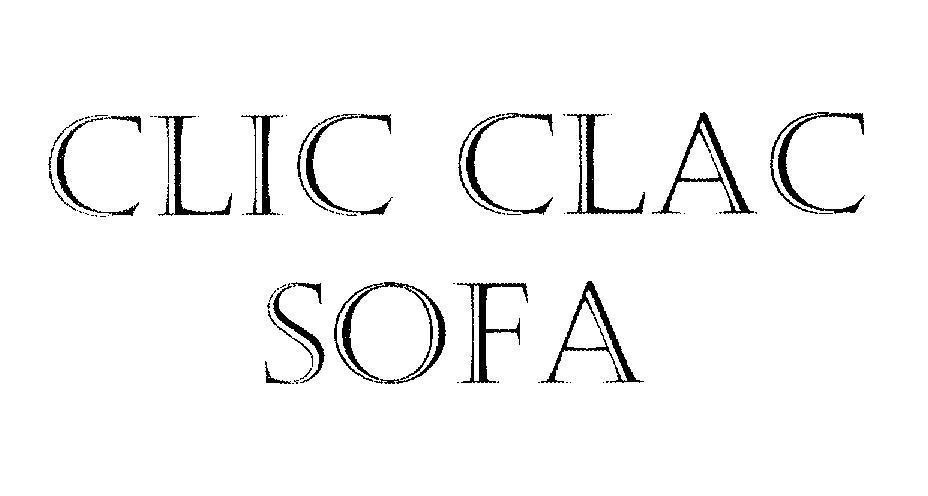 Mẫu nhãn hiệu CLIC CLAC SOFA