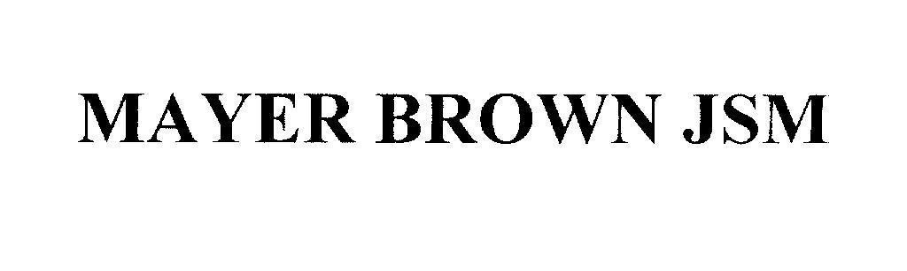 Mẫu nhãn hiệu MAYER BROWN JSM