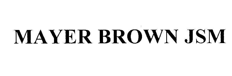 Mẫu nhãn hiệu MAYER BROWN JSM