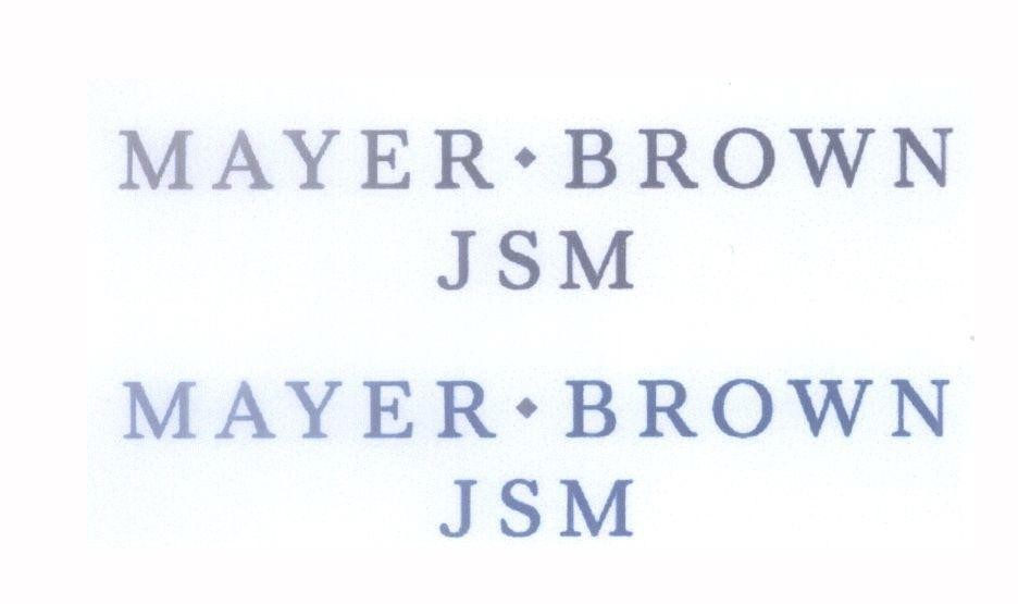 Mẫu nhãn hiệu MAYER BROWN JSM