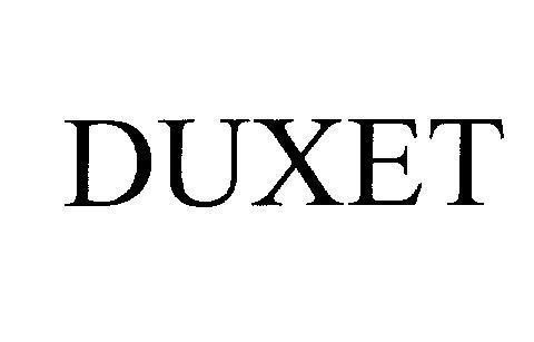 Mẫu nhãn hiệu DUXET